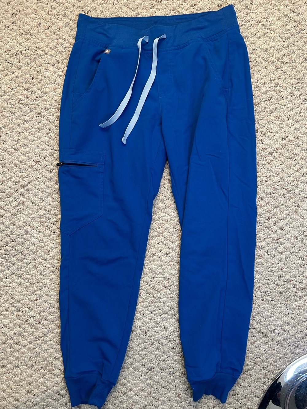 Figs Scrub Pants Size XS Bright Blue / Royal Blue PO#1336